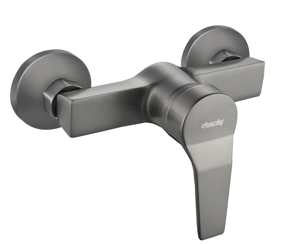 Monomando Solo Ducha Compass Gun Metal 5
