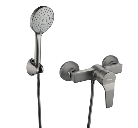 Monomando Solo Ducha Compass Gun Metal