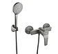 Monomando Solo Ducha Compass Gun Metal - Miniatura 1