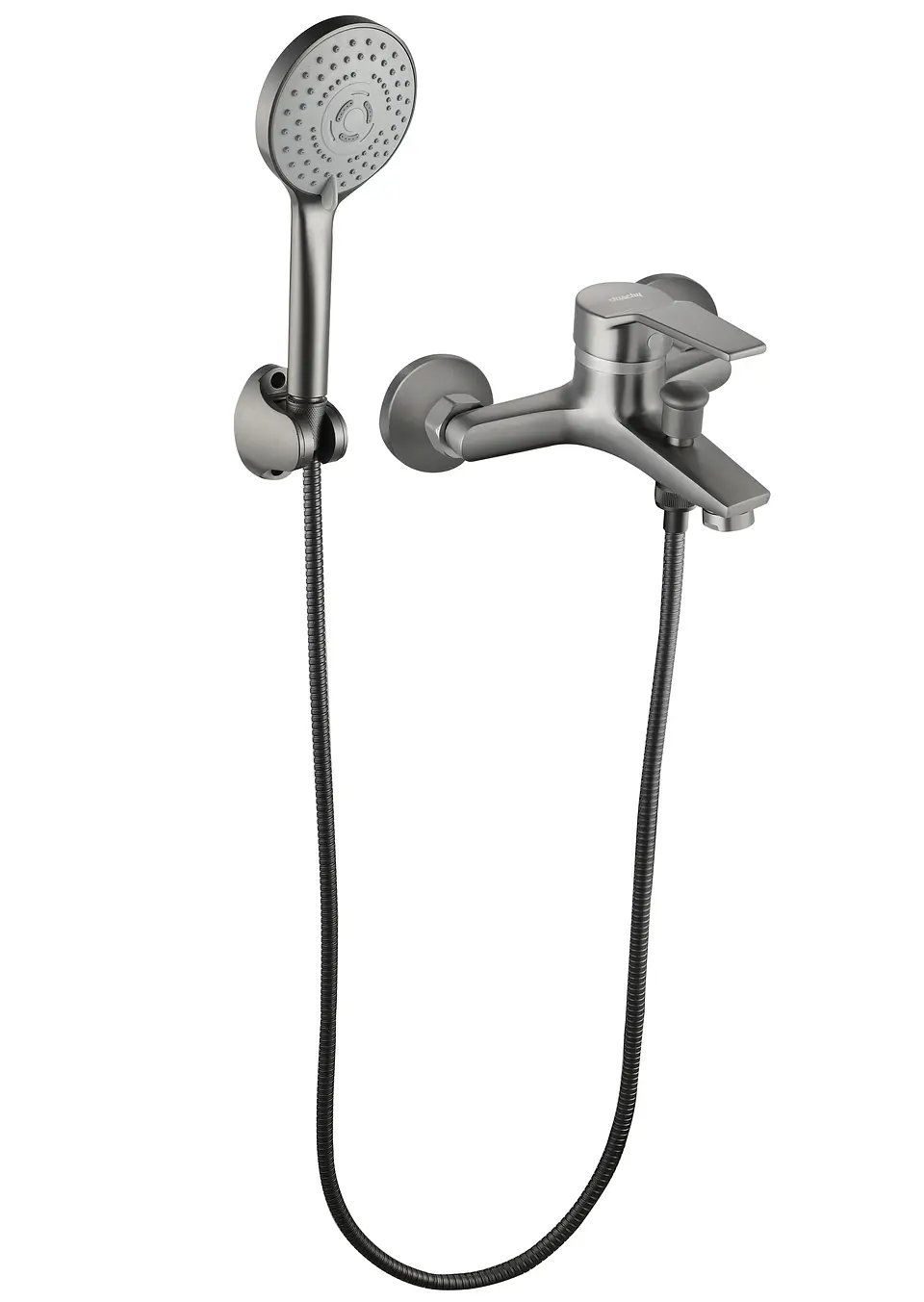 Monomando Tina Ducha Compass Gun Metal 2