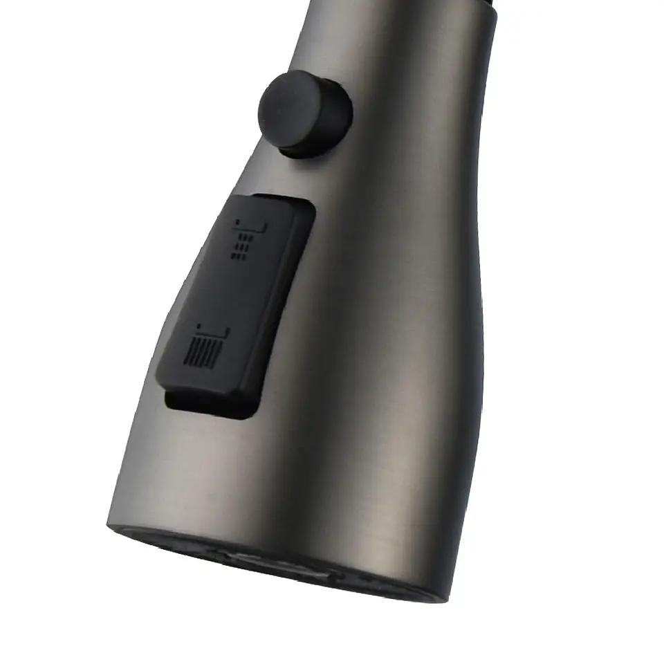 Monomando Cocina Extraible Gun Metal Coolstar 6