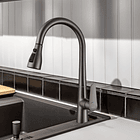 Monomando Cocina Extraible Gun Metal Coolstar 2