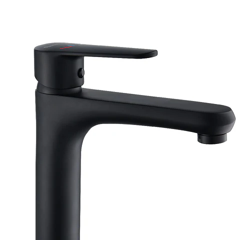 Monomando Lavamanos Alto Aren Matte Black Coolstart