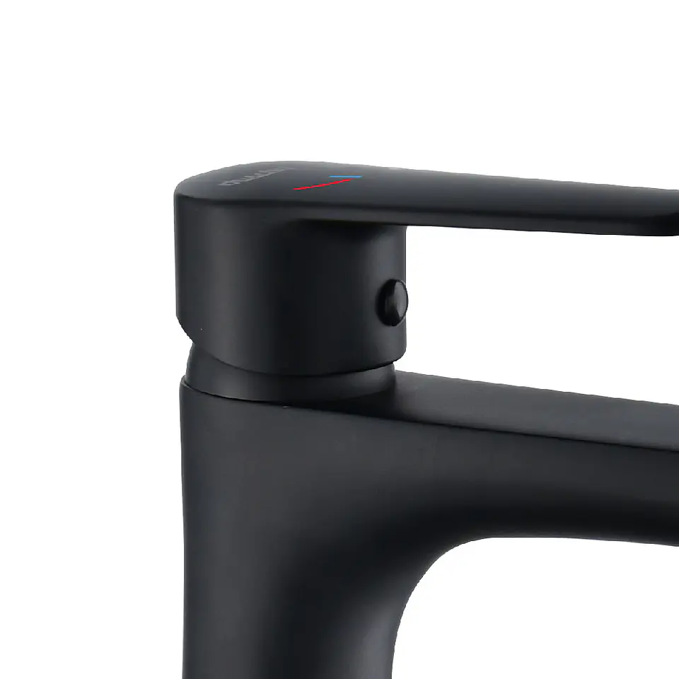Monomando Lavamanos Alto Aren Matte Black Coolstart 4