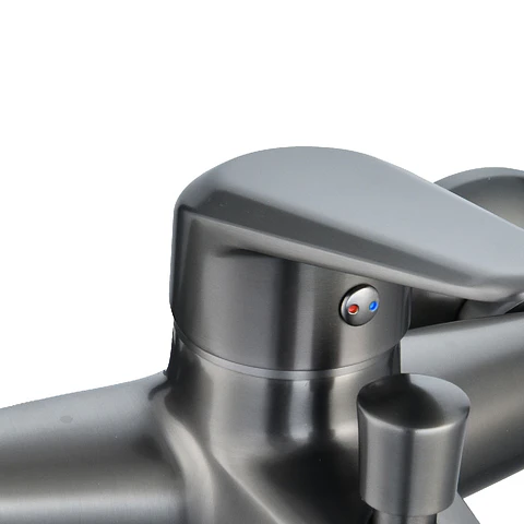 Monomando Tina Ducha Euro Gun Metal