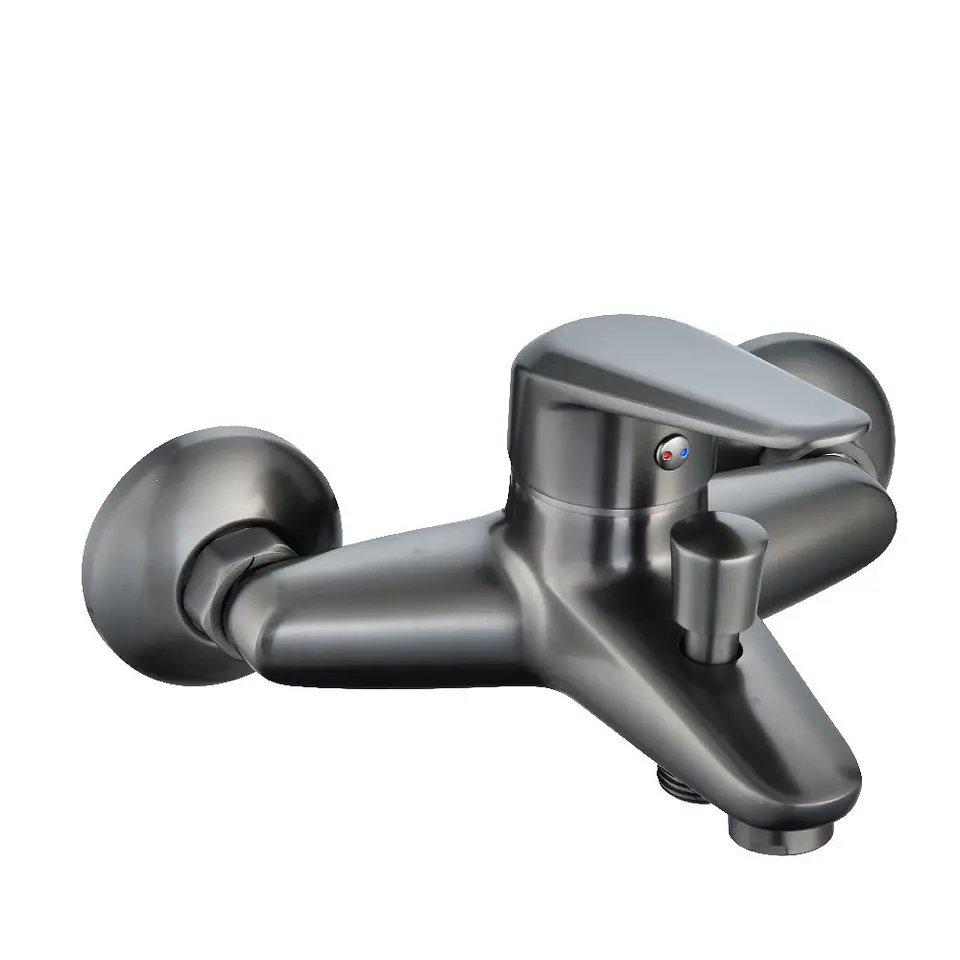 Monomando Tina Ducha Euro Gun Metal 4