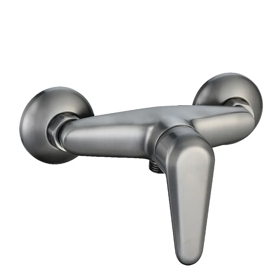 Monomando Solo Ducha Euro Gun Metal 4