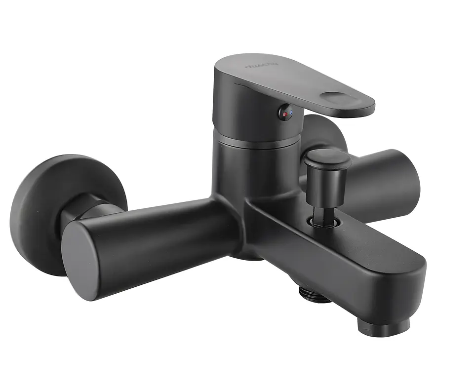 Monomando Tina Ducha Kalmar Matte Black ABS 4