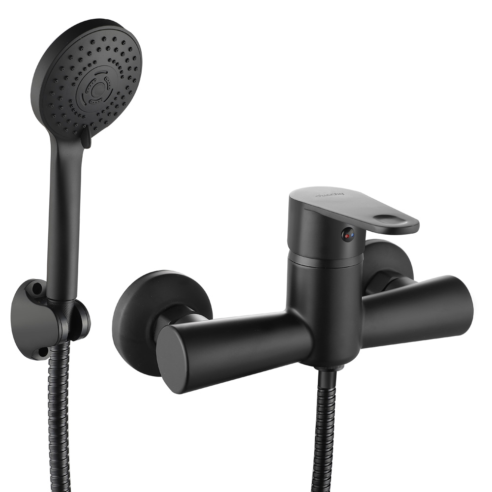 Monomando Ducha Matte Black Kalmar ABS