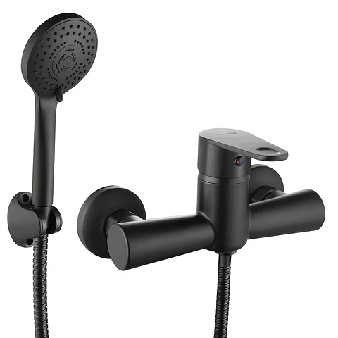Monomando Ducha Matte Black Kalmar ABS