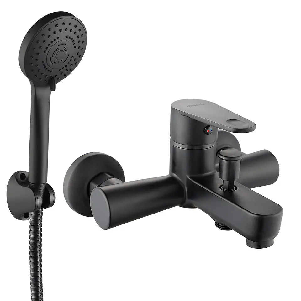Monomando Tina Ducha Kalmar Matte Black ABS 1