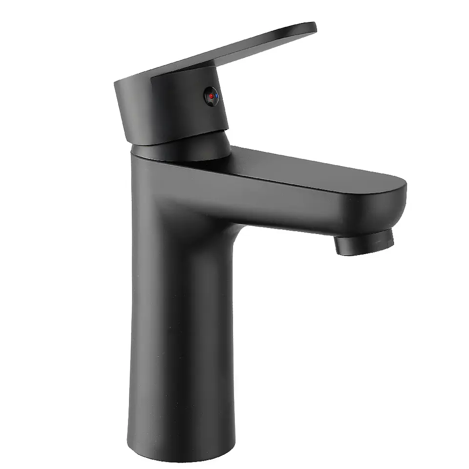 Monomando Lavamanos Kalmar Matte Black ABS 2