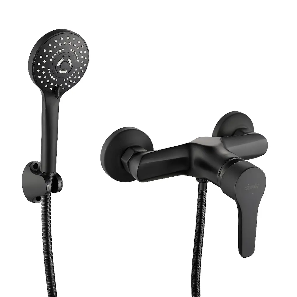Monomando Solo Ducha Gunnar Matte Black 1