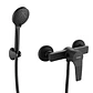 Monomando Solo Ducha Compass Matte Black - Miniatura 1