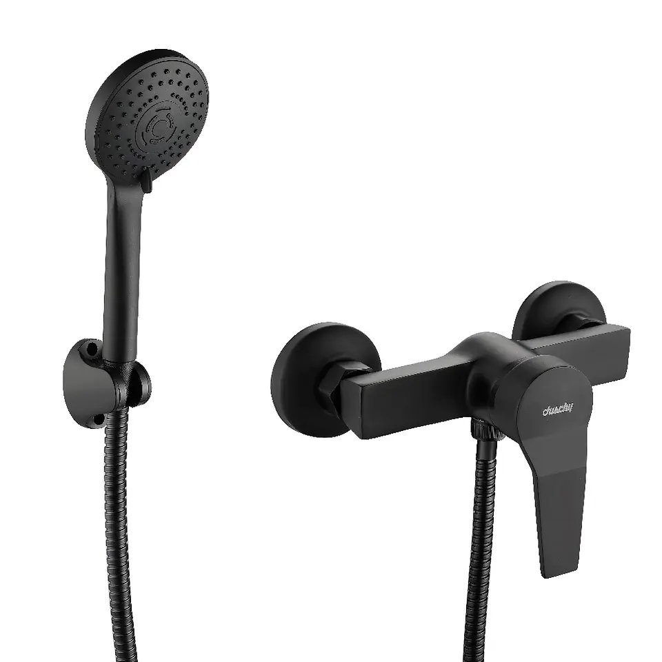 Monomando Solo Ducha Compass Matte Black 1