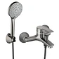 Monomando Tina Ducha Compass Gun Metal - Miniatura 1