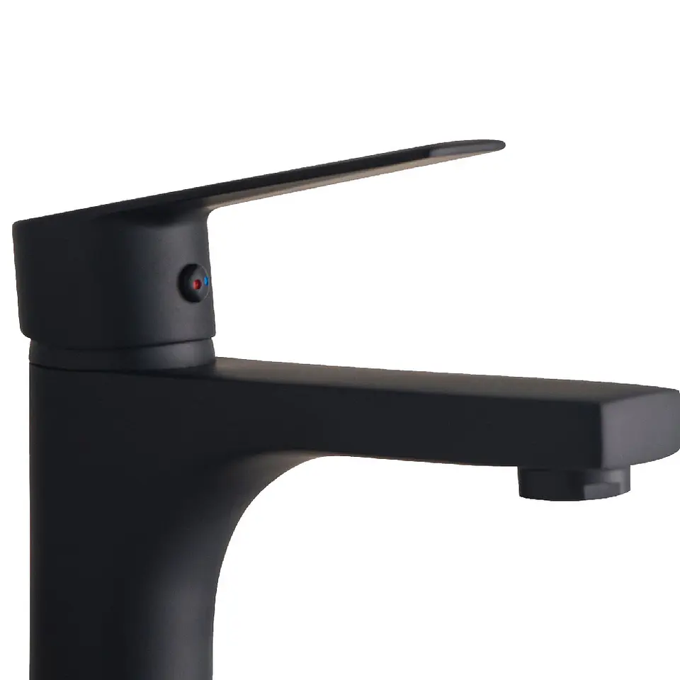 Monomando Lavatorio Upsala Matte Black Coolstart 5