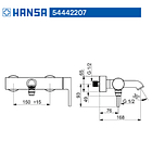 Monomando tina ducha  HansaVantisstyle 4
