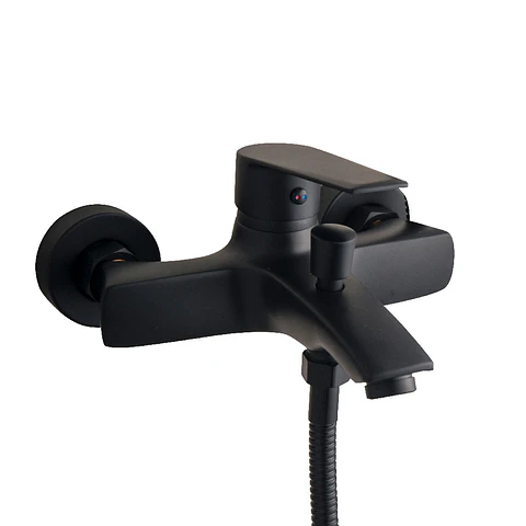 Monomando Tina Ducha Upsala Matte Black 