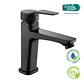 Monomando Lavamanos Compass Matte Black Coolstart - Miniatura 1