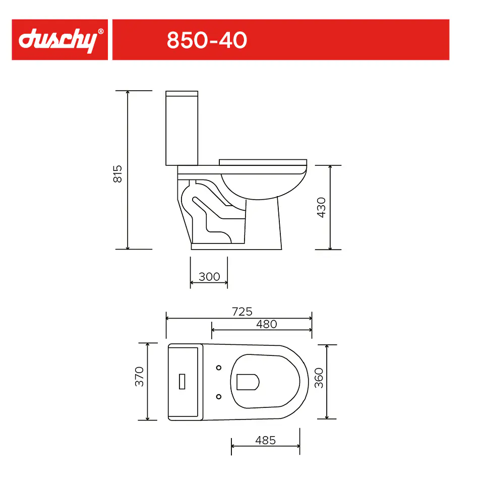 Sanitario WC dos piezas  Kalmar 3