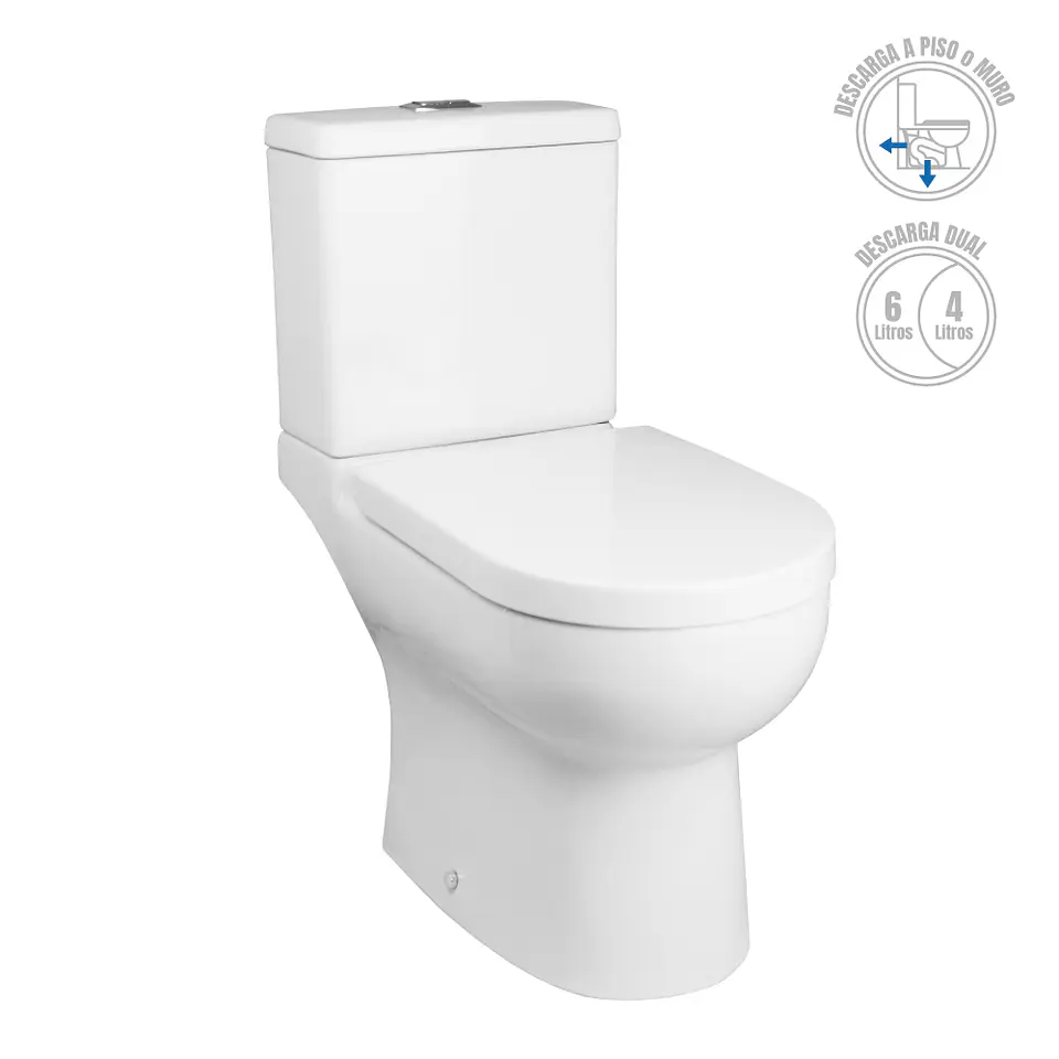 Sanitario WC dos piezas  Estocolmo 1