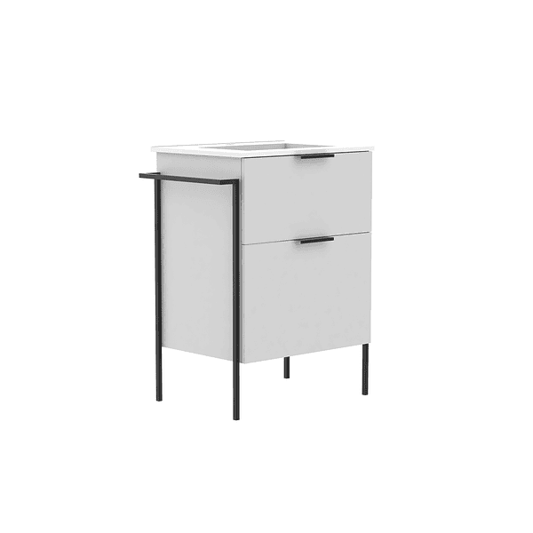 MUEBLE AREN 60X46X89 2 CAJONES 2