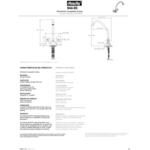 Monoblock Lavaplatos Sväng