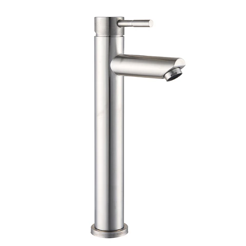 Monomando Lavamanos Alto Stal Satinado Coolstart