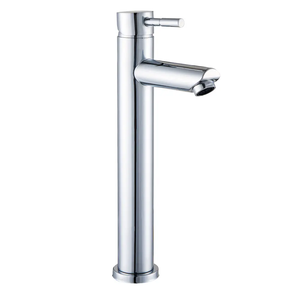 Monomando Lavamanos Alto Stal Cromo Coolstart 1