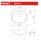 Lavamanos con pedestal EKO 6