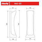 Lavamanos con pedestal EKO 10