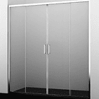 Mampara corredera apertura central LIGHT 160x190 cm 4