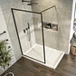 Mampara Premium Fija Matte Black 100 cm - Miniatura 7