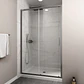 Mampara corredera frontal PREMIUM Gun Metal 160X190 cm - Miniatura 2