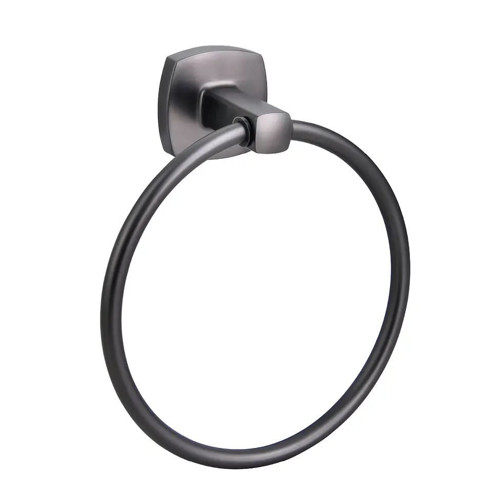 Toallero Anilla - Línea Carin Gun Metal 1