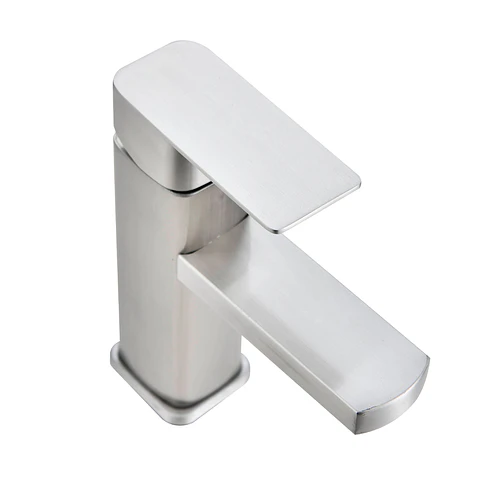 Monomando Lavamanos Square Brushed Nickel