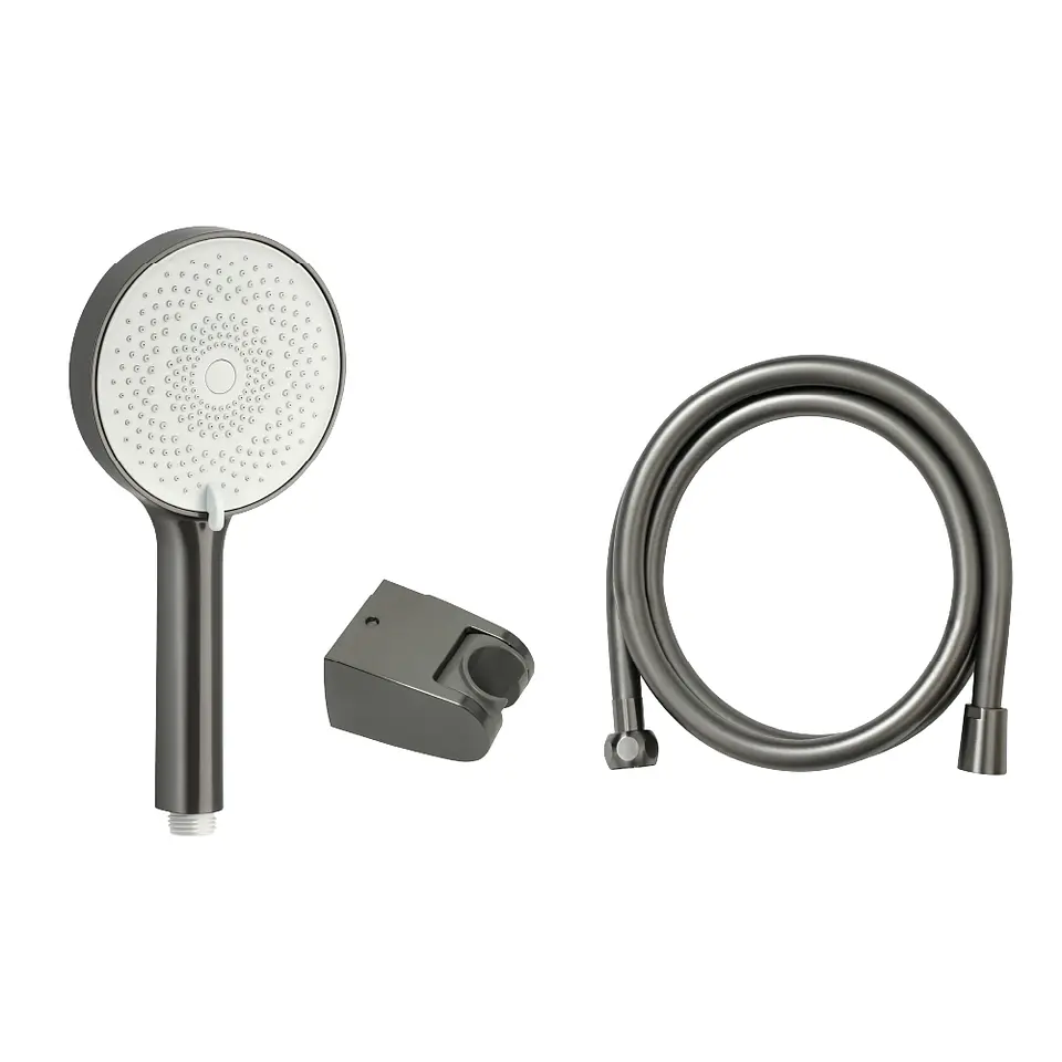 Juego de ducha Axe Gun Metal 1