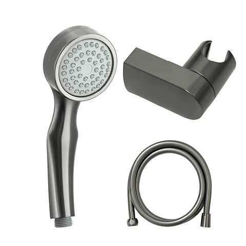 Juego de Ducha Eurospray Plus Gun Metal