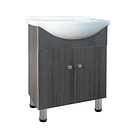 COMBO MUEBLE BAÑO BROWN WOOD 600X830X430 EKO PLUS SIFON PLASTICO 2