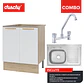 Combo cocina blanco 80 cm derecho - Miniatura 1