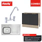 Combo mueble cocina - kit 100 derecho - Miniatura 1