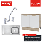 COMBO COMBINACION COCINA BLANCO 100 CM IZQUIERDO 1