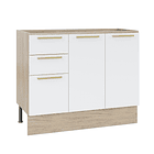 COMBO COMBINACION COCINA BLANCO 120 CM IZQUIERDO 2