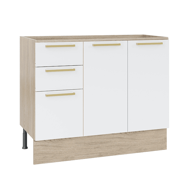 COMBO COMBINACION COCINA BLANCO 120 CM IZQUIERDO 2