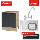 COMBO COMBINACION COCINA GRAFITO 80 CM IZQUIERDO 1