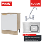 COMBO COMBINACION COCINA BLANCO 80 CM IZQUIERDO 1