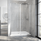 SET MAMPARA ABATIBLE CON HOJA FIJA PARA CIERRE 110 CM 2