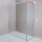 SET MAMPARA CORREDERA PARA CIERRE ESQUINA 130 X 70 CM - Miniatura 2