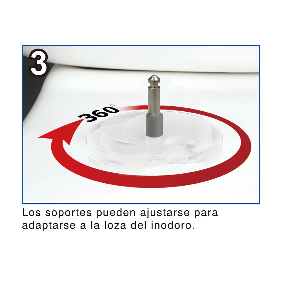 Asiento WC sanitario Soft Touch 9